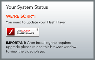 get flash player